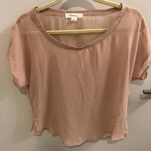 Sheer Pink Top
